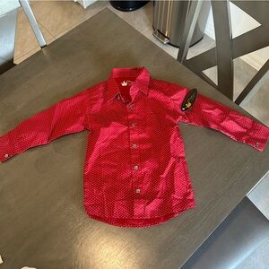 Boys littlest prince button down shirt